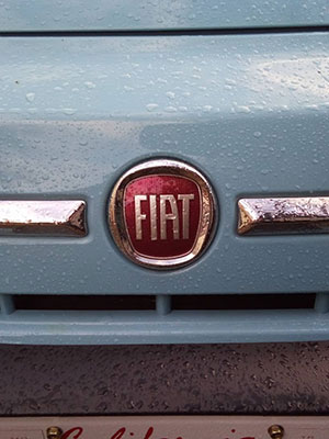 Fiat front emblem