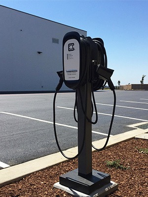 EV Charging Station at Solano College in Vallejo CA