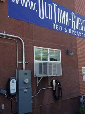 ClipperCreek Charging Station Installed at Old Town Guesthouse Colorado Springs