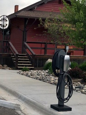 ClipperCreek Charging Stations at Red Lodge Montana