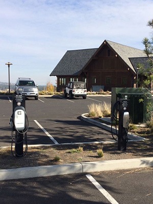 ClipperCreek Charging Station at Tetherow Resort Bend Oregon