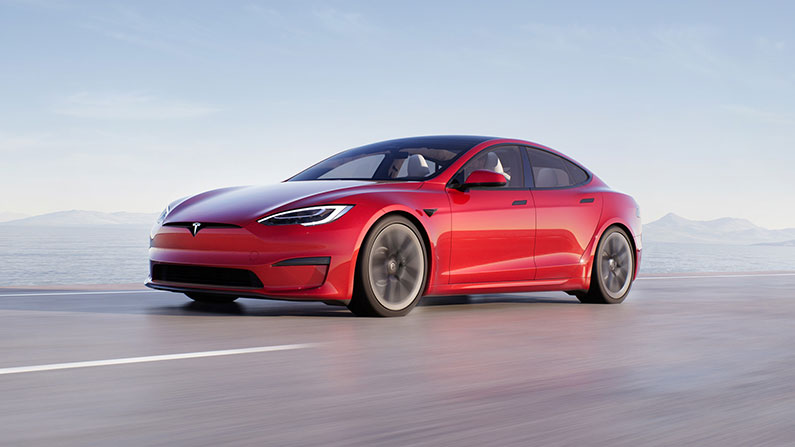 2022 Tesla Model S Plaid Red