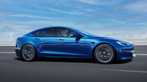 2021 Tesla Model S Blue